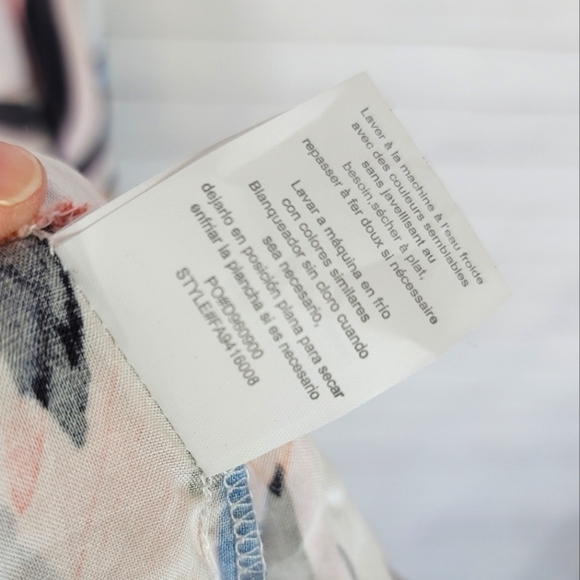 O’Neill Carina Wrap Leaf Print Multi Colored Midi Dress, sz Medium - Picture 9 of 15